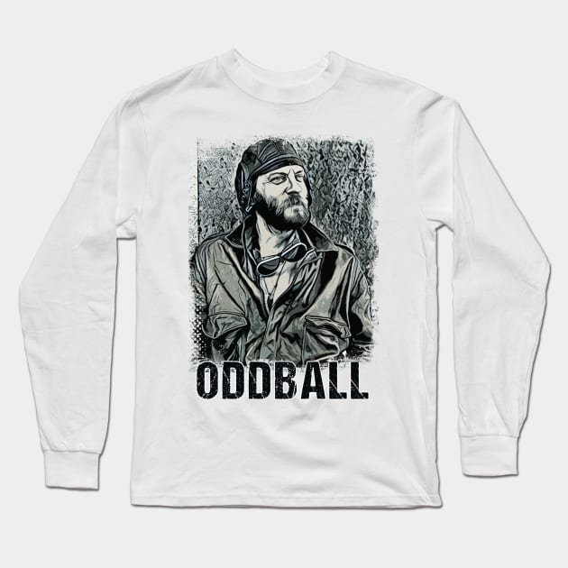 Oddball Vintage Portrait Long Sleeve T-Shirt by Naumovski